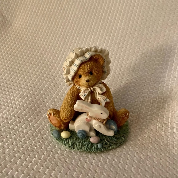 Vintage 1994 Cherished Teddies “Every Bunny Needs A Friend.” Porcelain Figurine - Picture 2 of 5